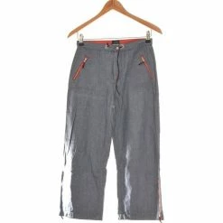 Banana Moon Pantalon Droit Femme 36 - T1 - S Couleur Bleu