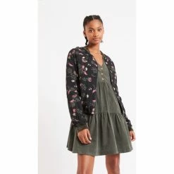 Banana Moon BELLO FLORALIS Couleur NOIR -Banana Moon Soldes Boutique 21077978 500 C