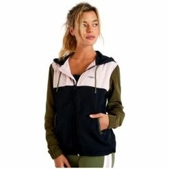 Banana Moon CORTAVIENTOS CAPUCHA MUJER JUL01 Couleur Noir -Banana Moon Soldes Boutique 21821221 500 C