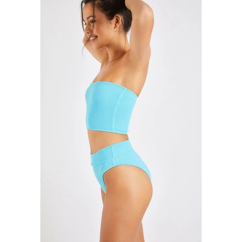 Banana Moon NOLO SCRUNCHY Couleur BLEU TURQUOISE 4 Banana Moon NOLO SCRUNCHY Couleur BLEU TURQUOISE – Image 2